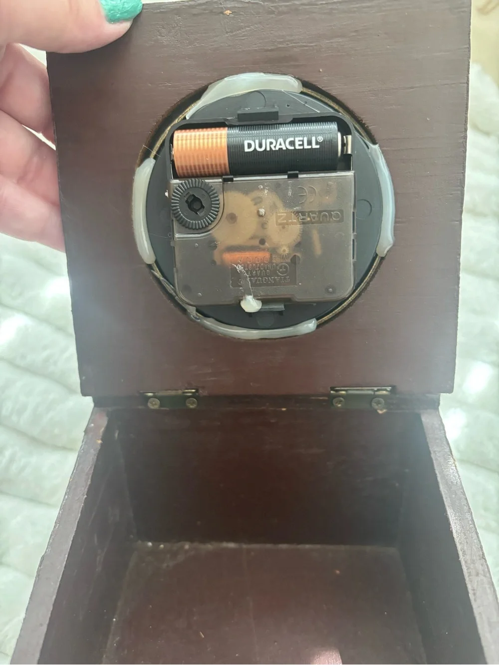 Vintage-Style Brown Decorative Box w/Antique Brass Accents Final Sale